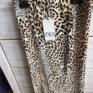 Zara Animal Print Pencil Skirt